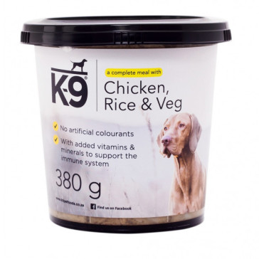 K-9 Chicken Rice & Veg Dog Food Tub