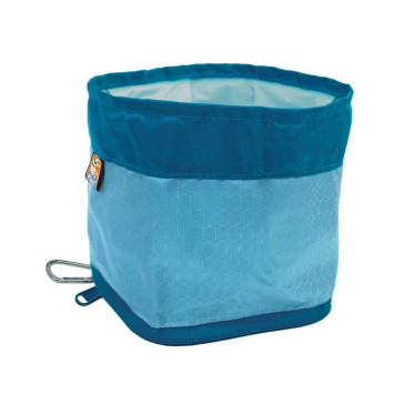 Kurgo Zippy Travel Dog Bowl - Coastal Blue
