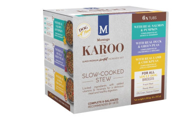 Montego Karoo Adult Dog Wet Food Multipack- 6 x 227 g 