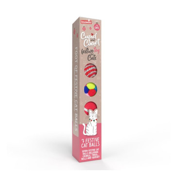 Rosewood Foot of Festive Balls Cat Toys - Variety Pack