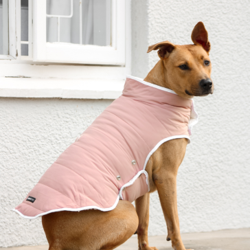 Urbanpaws Giles Puffer Dog Jacket - Pink
