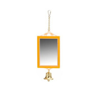 Beeztees Mirror & Bell Bird Toy
