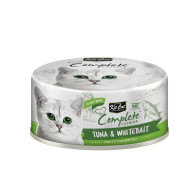 Kit Cat Complete Cuisine Tuna And Whitebait In Broth Adult Cat Wet Food-70g
