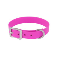 Red Dingo Vivid PVC Dog Collar-Hot Pink