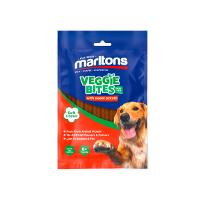 Marltons Veggie Bites Sweetpotato Dog Treats-100g