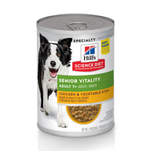 Hill's Science Plan Senior Vitality Chicken & Vegetable Wet Adult Dog Food