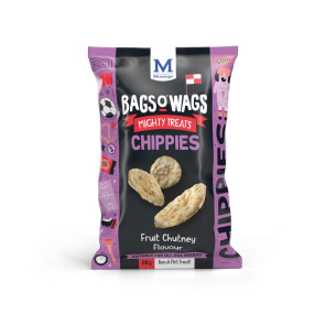 Montego Bags O' Wags Chippies Fruit Chutney Adult Dog Treats - 28g