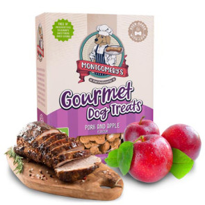 Montgomery's Pork & Apple Dog Biscuits - 1kg