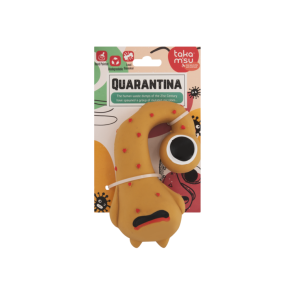 Takamisu Microbes Quarantina Rubber Dog Toy