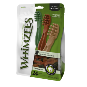 Whimzees Toothbrush Small Dog Daily Dental Treat